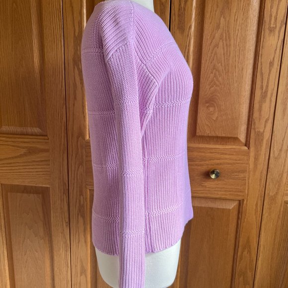 TALBOTS - Pima Cotton Bateau Neck Sweater - NEW with Tag - Picture 5 of 11